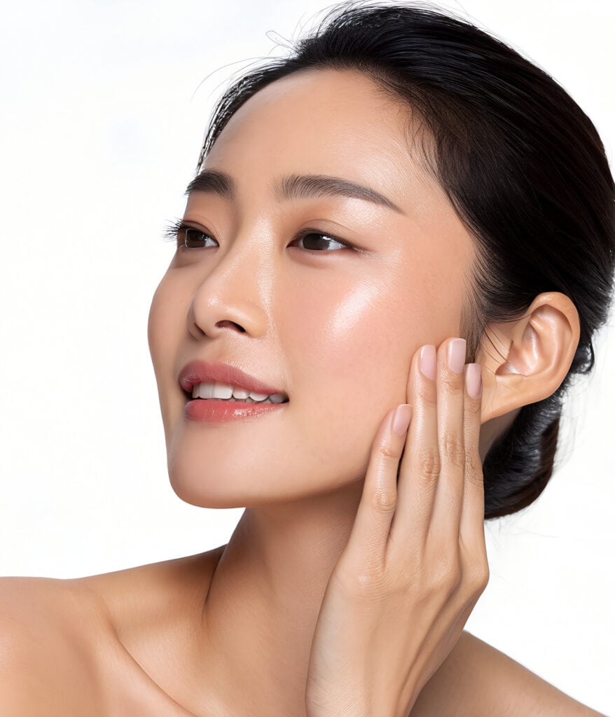 Regenerative Skin Therapy, asian woman with beautiful skin