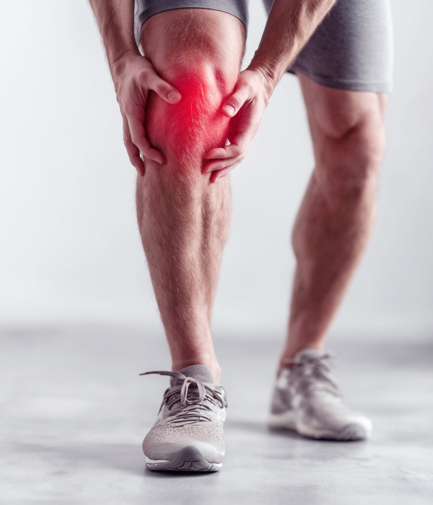 Joint Pain Relief in Houston. Knee joint pain man