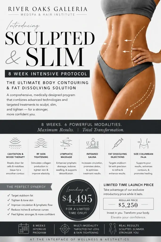 ROG Medspa & Hair Institute Sculpted & Slim 8 week intensive program launching August 2026